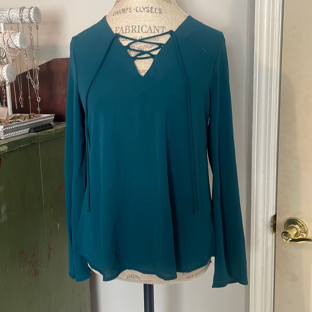 Teal Blouse